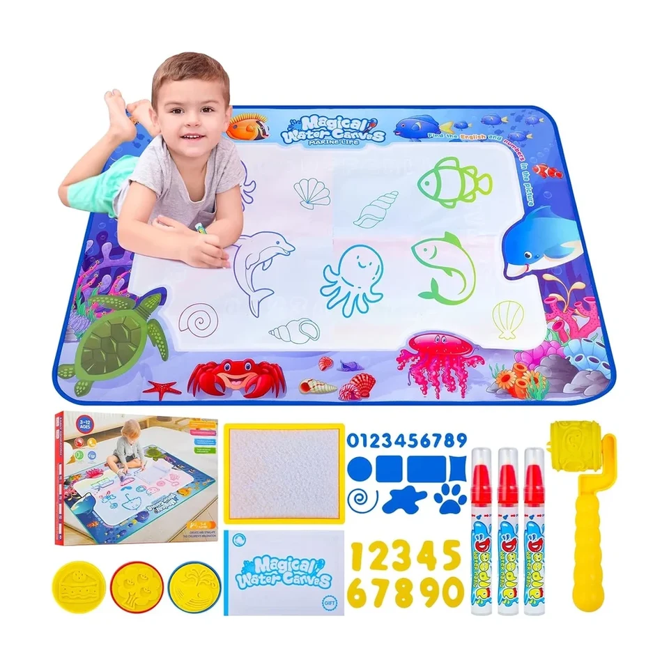 Alfombra mágica para dibujar con agua