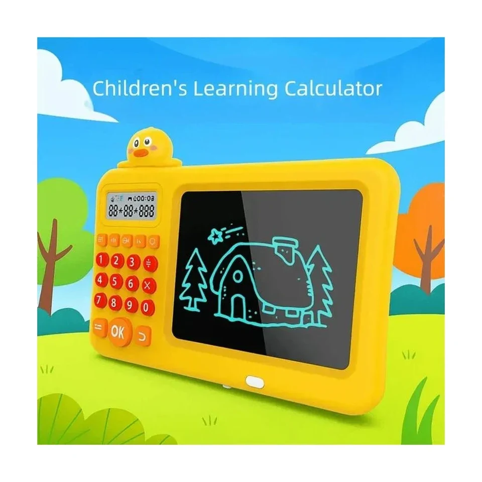 Tableta LCD de escritura infantil con diseño de patito